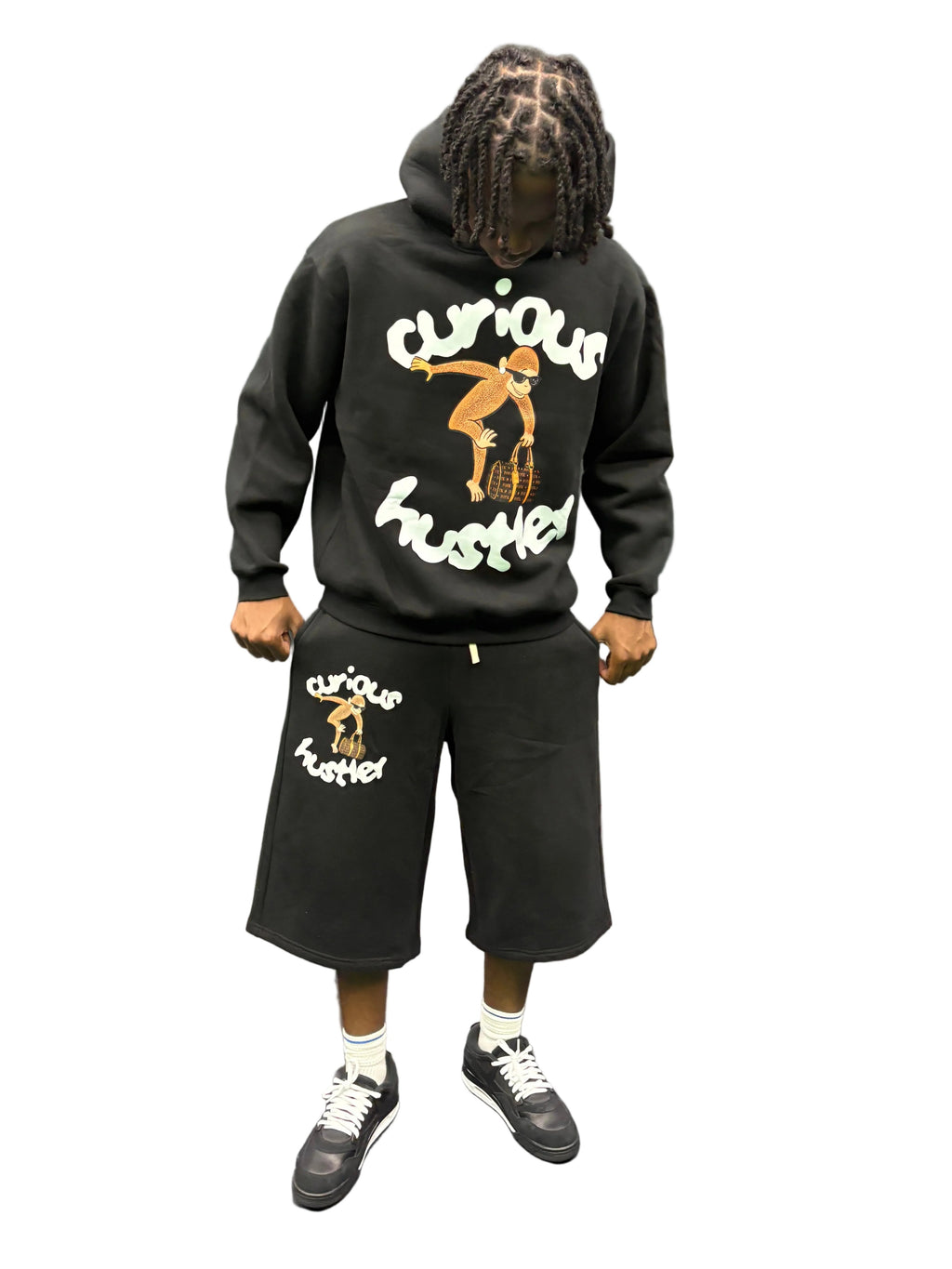 Curious Hustler Boxy Hoodie