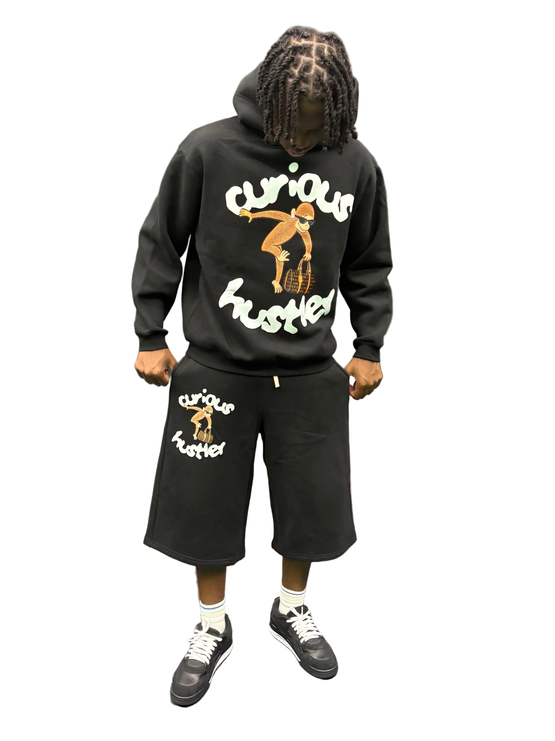 Curious Hustler Boxy Hoodie
