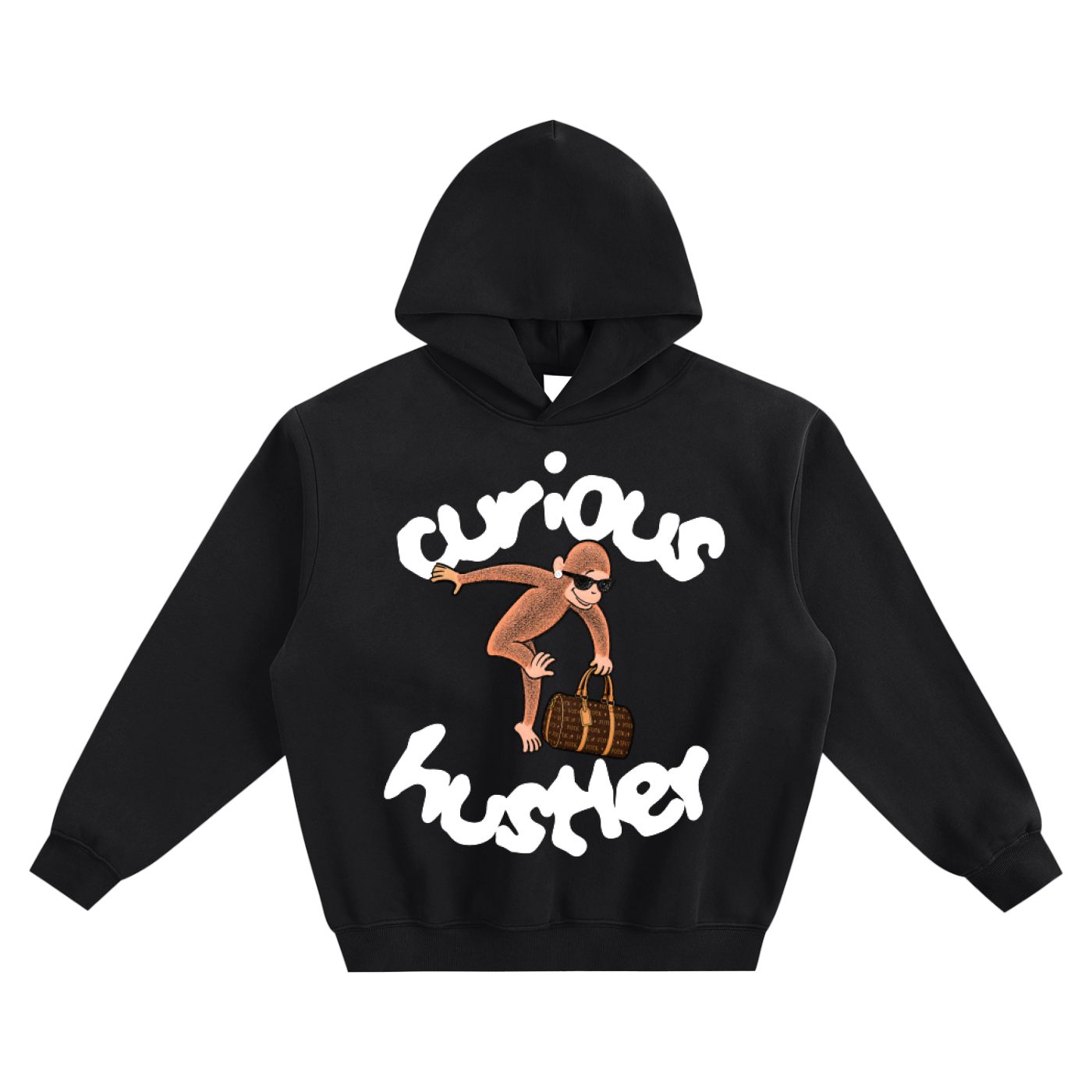 Curious Hustler Boxy Hoodie