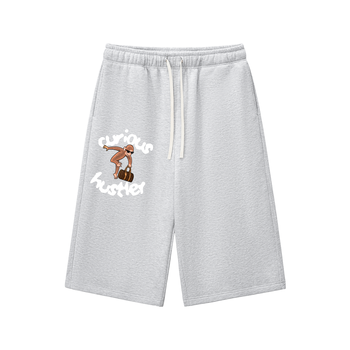 Curious Hustler 3/4 Sweatpants