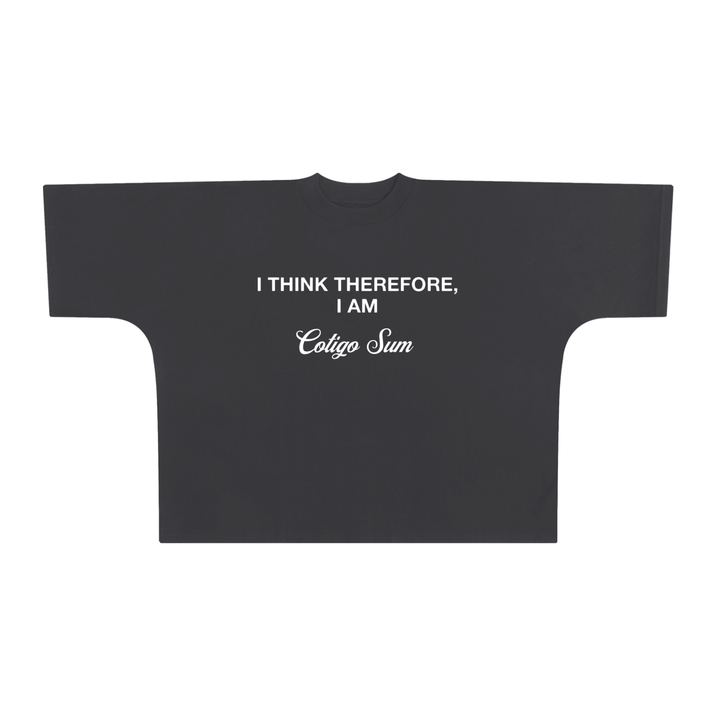 I think therefore, I am Boxy T-Shirt