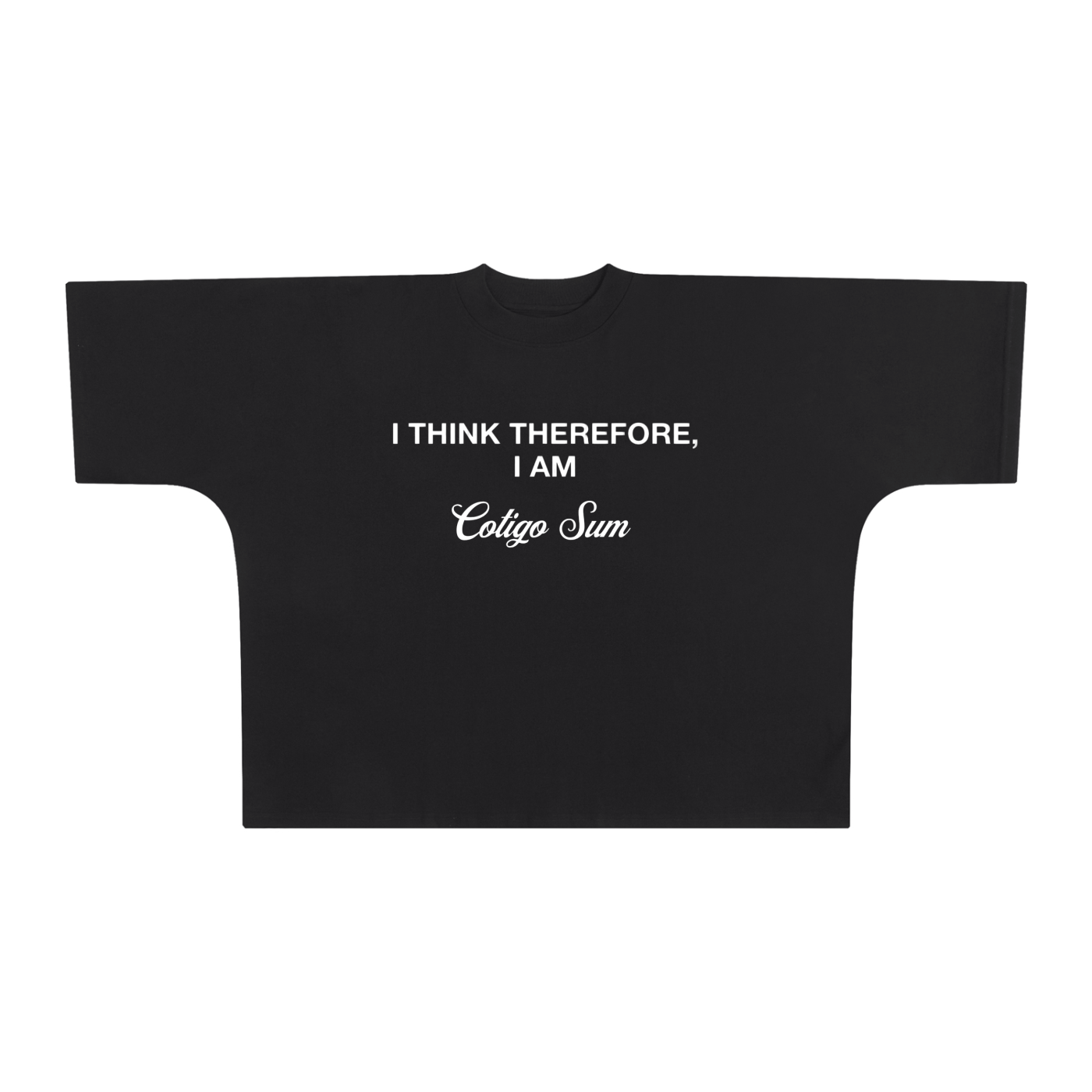 I think therefore, I am Boxy T-Shirt