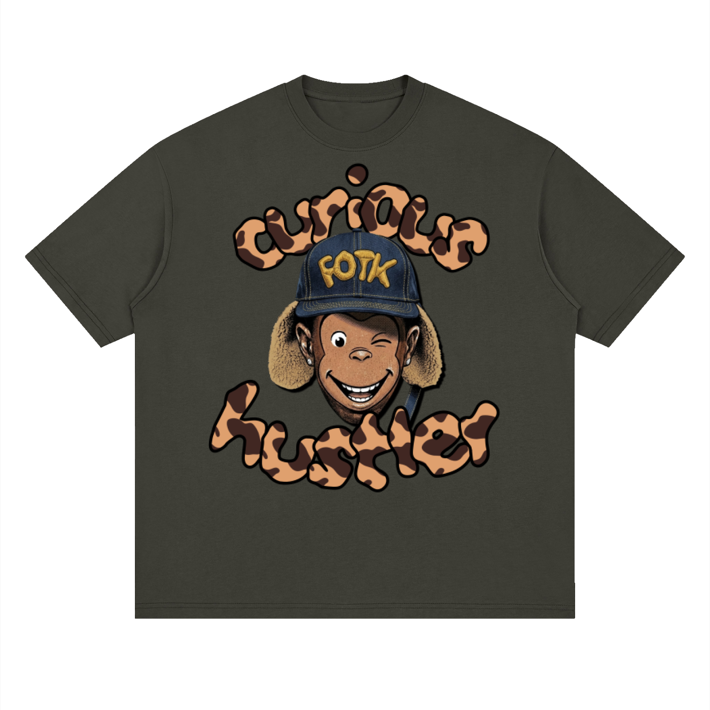 Curious Hustler Camo T-Shirt!