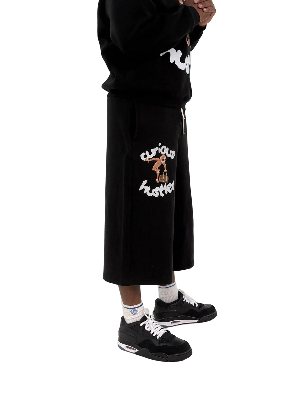 Curious Hustler 3/4 Sweatpants