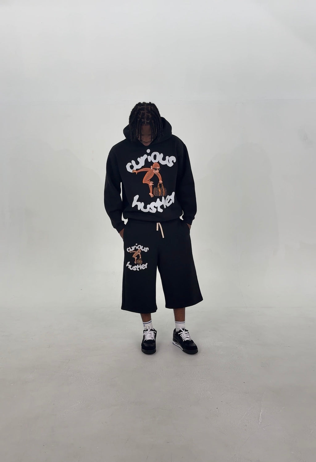 Curious Hustler Boxy Hoodie