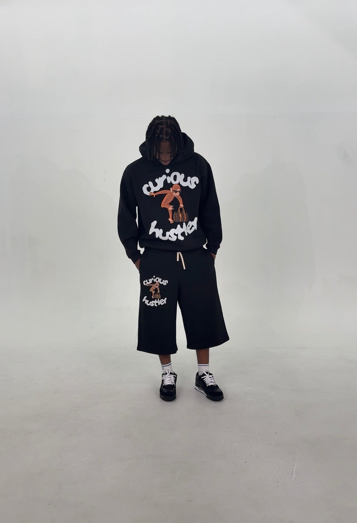 Curious Hustler Boxy Hoodie