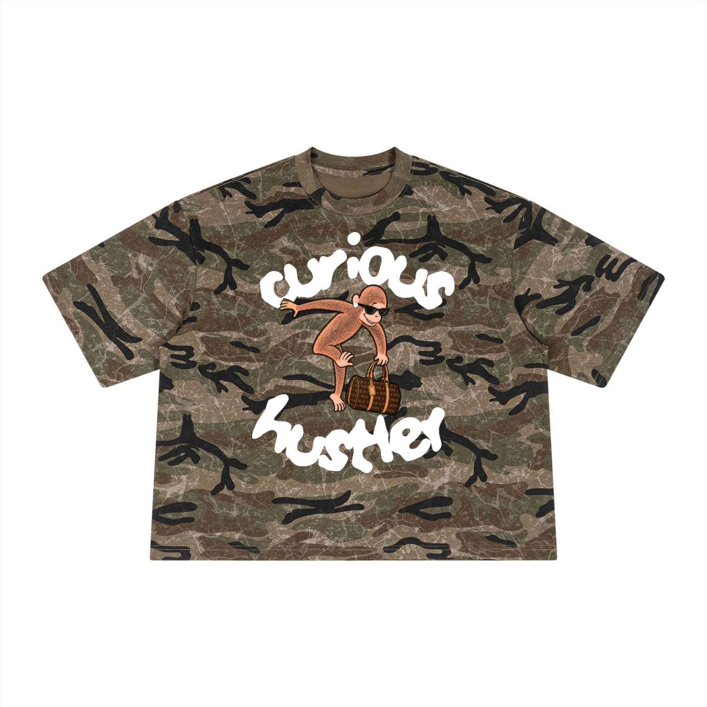 Curious Hustler Camo T-Shirt