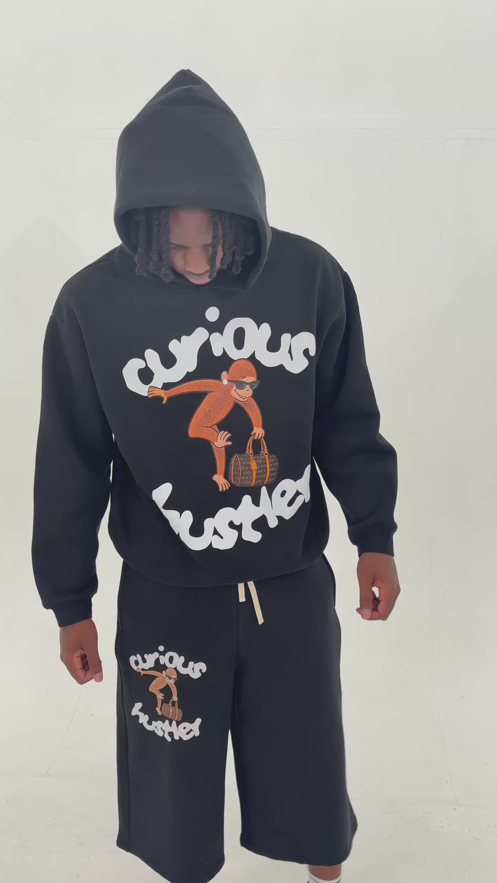 Curious Hustler Boxy Hoodie
